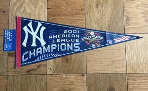 Vintage New York Yankees World Series 2001 American League Champions Pennant - Picture 1 of 7