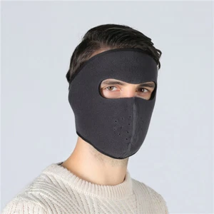 Fleece Ski Mask Cycling Full Cover Face Mask Warm Mask Outdoor Windproof Mask - Picture 1 of 22