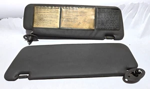 90-95 TOYOTA 4RUNNER PICKUP SR5 SUN VISOR SHADE 4X4 SET LEFT RIGHT GREY GRAY #1 - Picture 1 of 4