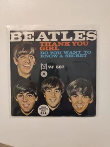 disco 45 giri Beatles Thank you girl - Do you want to know a secret 1964 7" - Foto 1 di 5
