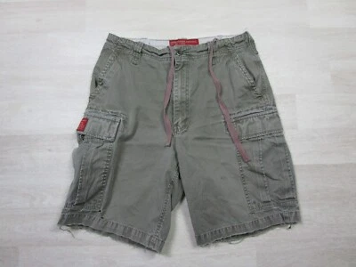 Vintage Abercrombie & Fitch Shorts Men's (32) Cargo Olive Military Distressed - Image 1 of 4