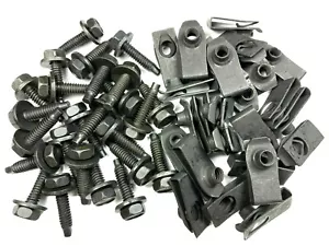 1/4" Body Bolts & Extruded U-Nut Clips 1/4-20 x 1" (Qty-25 Each) #1605 (675/864) - Bild 1 von 4