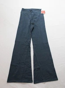 Hanes Women's Original Stretch Jersey Flare Leggings EJ2 Trekking Grey Medium - Picture 1 of 4