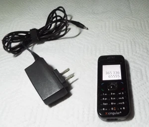 VINTAGE NOKIA CINGULAR CELL PHONE WITH POWER CORD READ!!! - Picture 1 of 11