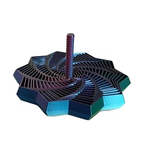 4.5" 3D Print Fidget Star Handle Stress Relief Fun Desk Toy Adult Child Gift #14 - Picture 1 of 4