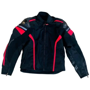 Schwarze Sedici Mesh Motorradjacke mit Pads gebraucht Gr. Large - Bild 1 von 7