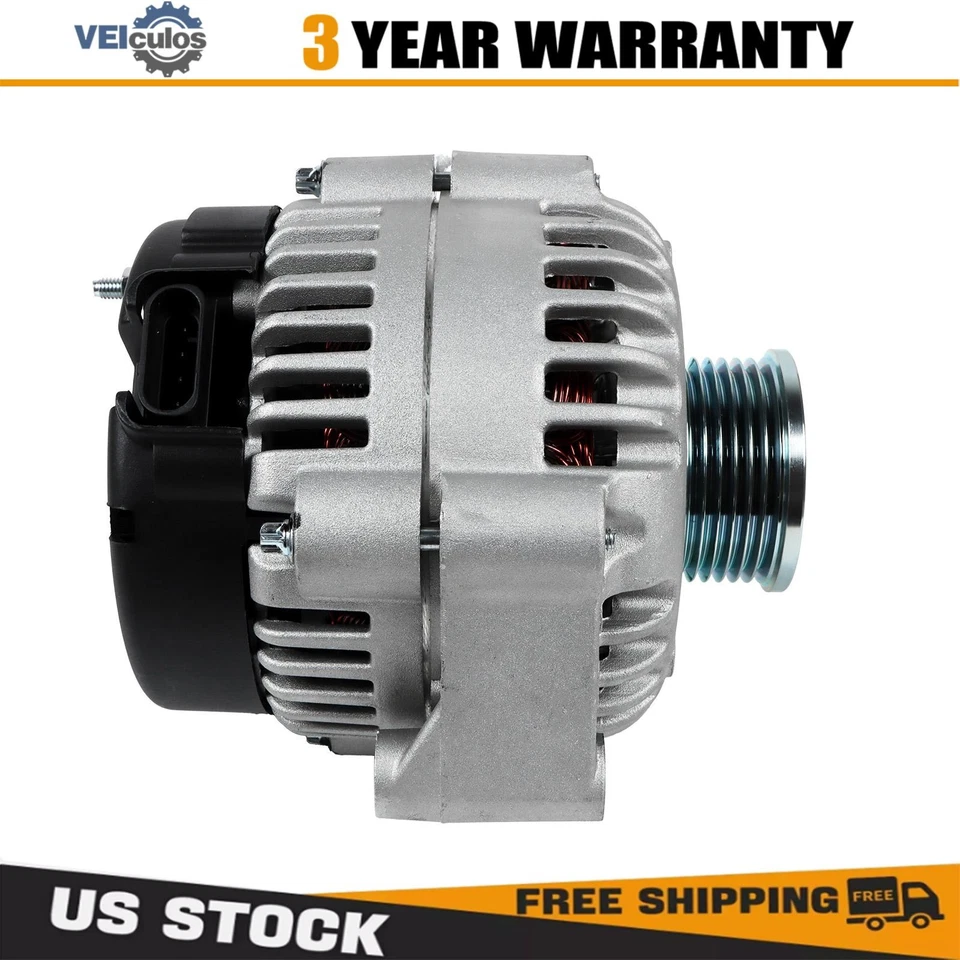 New Alternator For Chevy C Truck Silverado 4.3L 4.8 5.3L 6.0L 00 01 02 - Imagem 1 de 4