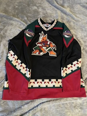 Phoenix Coyotes CCM Hockey Jersey XL Vintage 90s NHL Black - Image 1 of 4