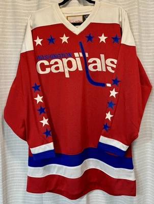 Camiseta Mitchell & Ness Vintage Hockey Washington Capitals Talla 52 Nueva con Etiquetas Foto 1 de 4