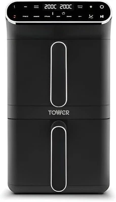 Tower T17190 Vortx XL Dual Stack Air Fryer with Digital Control Panel, Space Sa - Image 1 of 4