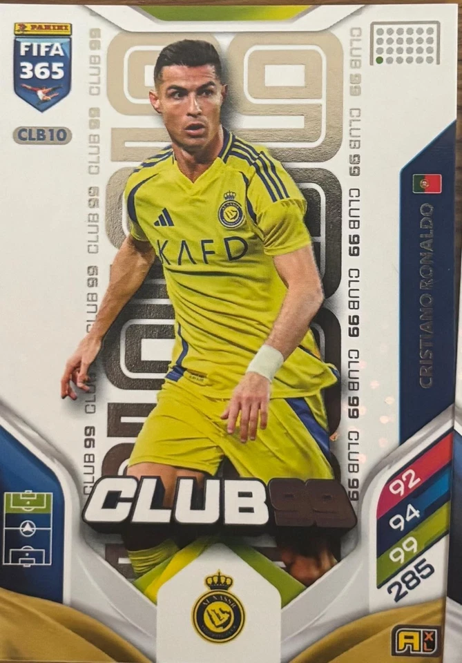 Panini 365 adrenalyn XL 2026 Club 99 CLB 10 Cristiano Ronaldo AL-Nassr FC - Bild 1 von 1