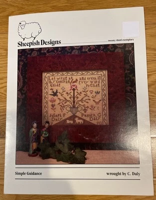 Sheepish Designs SIMPLE GUIDANCE Counted Cross Stitch (Vintage Design) - Image 1 of 3