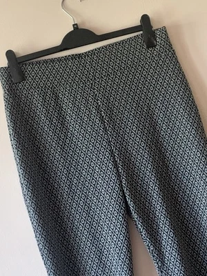 Ladies George Geo Print Stretch Pull on Trousers Treggings Leggings Size 16  - Image 1 of 4