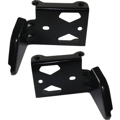 New Front Bumper Bracket For 2015-2023 Dodge Challenger Steel Black Set of 2 - Image 1 of 4