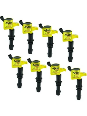 Accel Ignition Coil Pack Super Coil 0.600 ohm Coil-On-Plug Yellow 3- (140033-8) - Image 1 of 4