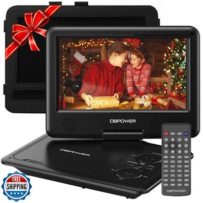 DBPOWER 11.5" Portable DVD Player, 5-Hour Built-in Rechargeable Battery, 9" S - Image 1 of 4