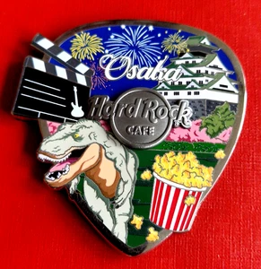 HRC Hard Rock Cafe Osaka Collage 3D Magnet Guitar Pick Serie T. Rex OVP - Picture 1 of 3