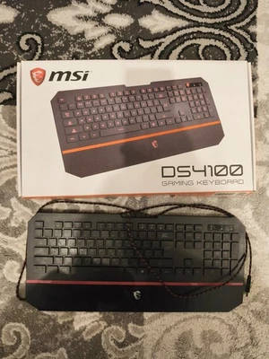 Msi ds4100 (Gaming Low-Profile-Membrantastatur mit RGB) - Bild 1 von 4