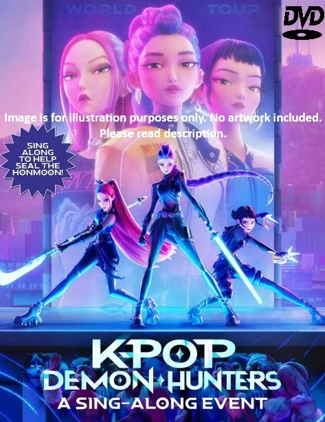 Demon Hunters Sing-Along (2025) DVD - Please Read Description Foto 1 de 1