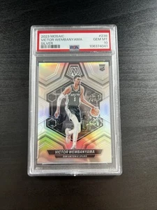 Victor Wembanyama 2023 Panini Mosaic #238 Silver Rookie San Antonio Spurs PSA 10 - Picture 1 of 2