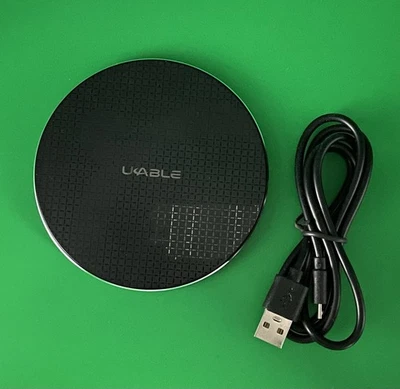 15W Max Wireless Fast Charger Charging Pad for Samsung Phone Buds iPhone AirPods - Image 1 of 4