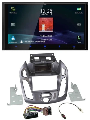 JVC USB Bluetooth 2DIN DAB MP3 Autoradio für Ford Transit ohne Display 2012-2018 - Bild 1 von 4