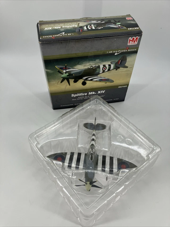 Hobby Master HA7103 Spitfire Mk XIV, 91 Squadron, Jean Marie Maridor - Image 1 of 4
