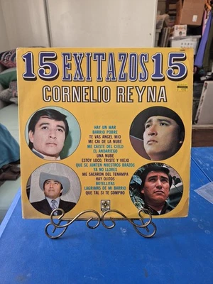 CORNELIO REYNA LP “15 Exitazos 15” (VG+) Vinyl Lp - Image 1 of 4