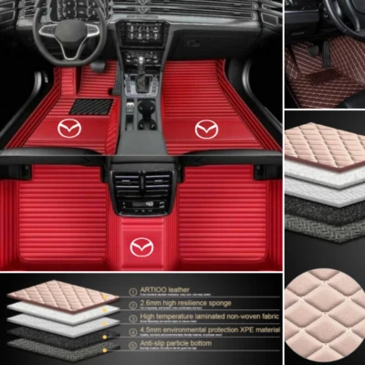 Alfombrillas impermeables para coche Mazda MPV 2000-2006 alfombrillas auto personalizadas Foto 1 de 4