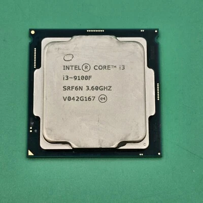 Intel Core i3-9100F SRF6N 3.60GHz CPU Processor TESTED WORKING Very Good PC - Image 1 of 4