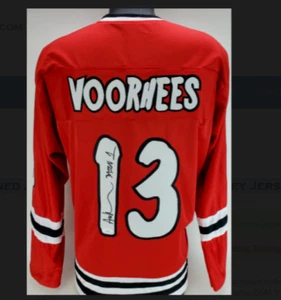 Ari Lehman signed Jason Voorhees Custom Hockey Jersey w/JSA COA - Picture 1 of 5