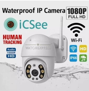 TELECAMERA ESTERNA ICSEE CAM PTZ WIFI CAMERA WIRELESS ESTERNO TELECAMERE - Foto 1 di 7