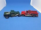 Matchbox Classic Seagrave Fire Engine MBX Old Town &amp; Green 1935 Ford Pick Up