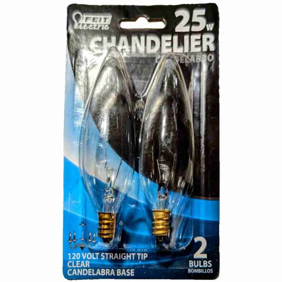 Feit Electric BP25CTC Torpedo Tip Lamp with Candelabra E12 Lamp Base - Image 1 of 1