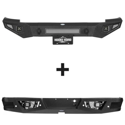 Textured Steel Front Bumper or Rear Bumper Black for Silverado 1500 2007-2013 Foto 1 de 4