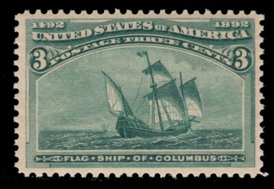 MOMEN: US STAMPS #232 MINT OG NH PSE GRADED CERT VF/XF-85 LOT #89098 - Image 1 of 3