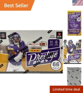2024 Prestige Football Trading Cards Blaster Box 6 Packs - Picture 1 of 10