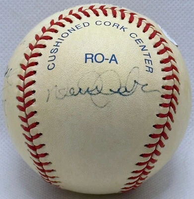 DEREK JETER 1998 WORLD SERIES MULTI SIGNED BALL BROSIUS WILLIAMS GIRARDI JSA LOA - Image 1 of 4