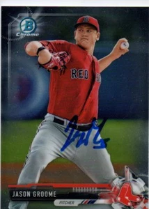 Jason Groome Boston Red Sox 2017 Bowman Chrome Signed Card - Picture 1 of 1