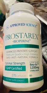 Approved Science PROSTAREX Bioperine Advanced Prostate Support (270 Caps) 10/26! - Picture 1 of 4