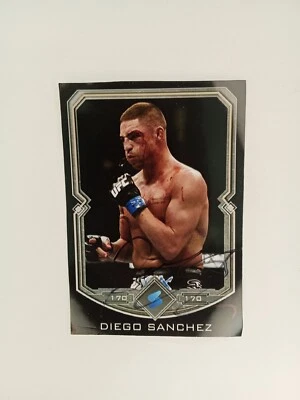 UFC STAR- DIEGO SANCHEZ AUTOGRAPHED 2.5”x 3.5” PHOTO - Image 1 of 2