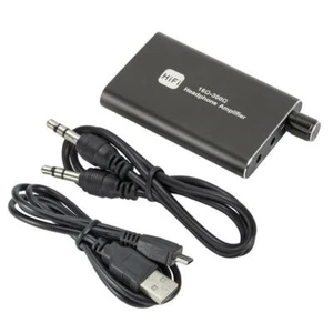 Mini HIFI Headphone Amplifier Portable Earphone AMP 3.5mm Audio w/USB Cable✈ - Picture 1 of 11