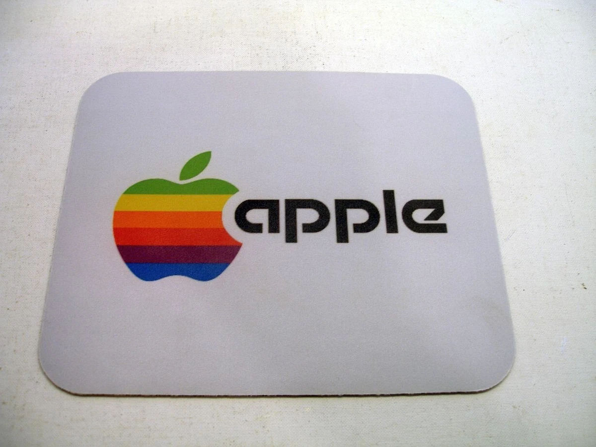 激レア】Apple computer アップル レインボーロゴ マウスパッド 激レア