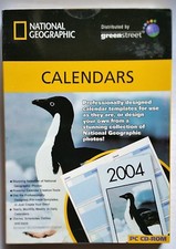 NATIONAL GEOGRAPHIC CALENDARS PC CD-ROM brand new & sealed UK ORIGINAL