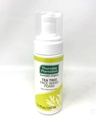 Thursday Plantation Tea Tree Face Wash Foam, Gentle Soap-Free Skin Cleanser, 5.1 - Image 1 of 2