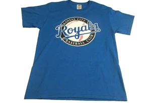 Kansas City Royals Baseball Club T-Shirt Größe Herren mittelblau großes Logo 50/50 Mischung - Bild 1 von 5