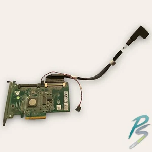 Dell PowerEdge SAS RAID Controller Card 0JW063 + Backplane SAS Cable KNJKY - Picture 1 of 3