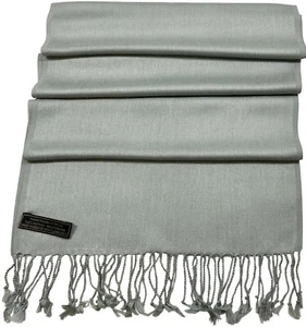 Light Grey Men's Solid Color Design Nepalese Fashion Seconds Wrap CJ Apparel NEW - Picture 1 of 12