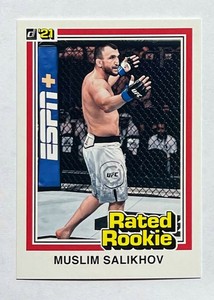 2021 Panini Instant UFC Rated Rookie #RR28 MUSLIM SALIKHOV RC 1/1320 MINT