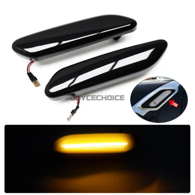 LED Dynamic Side Marker Fender Light For MINI Cooper Countryman Paceman R60 R61 - Image 1 of 4